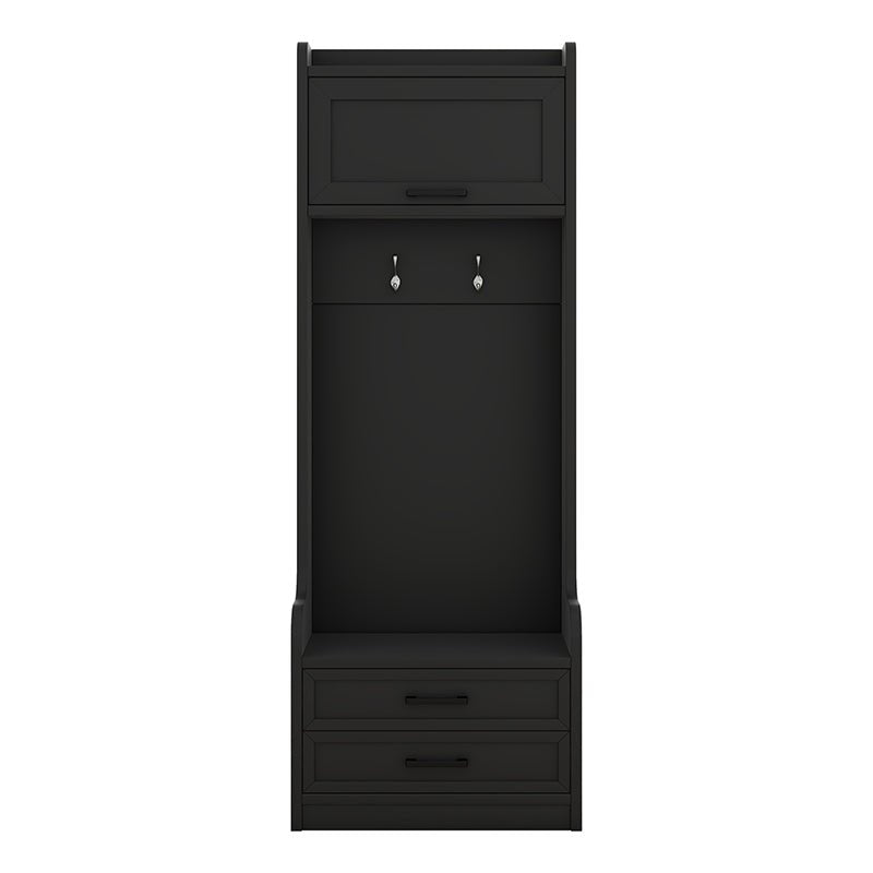Bellemave® 4 - in - 1 Detachable Hall Tree with Storage and 7 Hooks,Storage Drawers and Cabinet - Bellemave