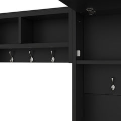 Bellemave® 4 - in - 1 Detachable Hall Tree with Storage and 7 Hooks,Storage Drawers and Cabinet - Bellemave