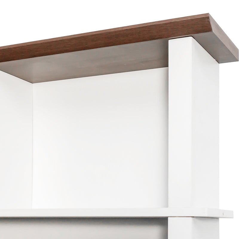 Bellemave® 4 - in - 1 Hall Tree with 6 Hooks, Adjustable Shelves and 16 Open Compartments - Bellemave