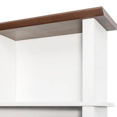 Bellemave® 4 - in - 1 Hall Tree with 6 Hooks, Adjustable Shelves and 16 Open Compartments - Bellemave