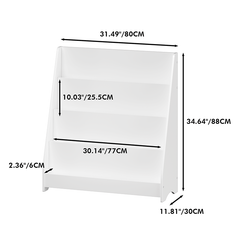 Bellemave® 4 - Tier Kids Bookshelf, Toddler Book Display Shelves - Bellemave