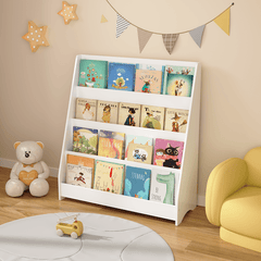 Bellemave® 4 - Tier Kids Bookshelf, Toddler Book Display Shelves - Bellemave