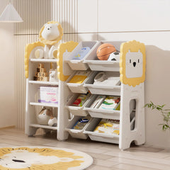 Bellemave® 4 - Tier Toy Organizers with 8 Removable Storage Bins - Bellemave