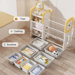 Bellemave® 4 - Tier Toy Organizers with 8 Removable Storage Bins - Bellemave