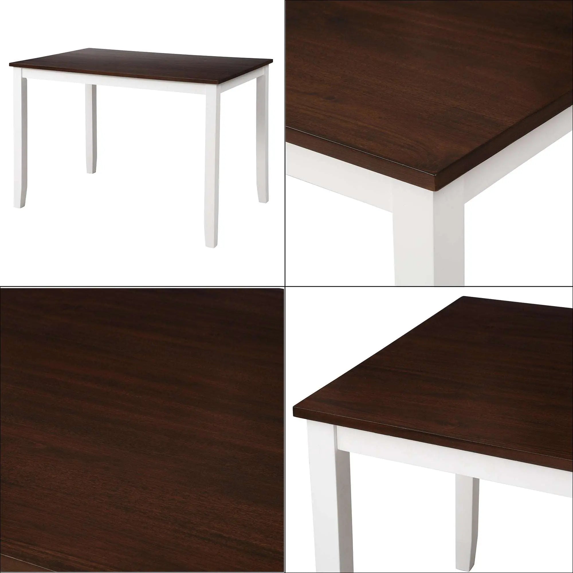 Bellemave® 45.6" 5 - Piece Dining Table Set Home Kitchen Table and Chairs Wood Dining Set - Bellemave