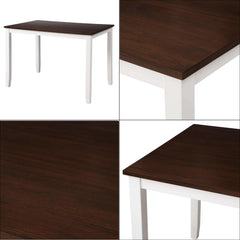 Bellemave® 45.6" 5 - Piece Dining Table Set Home Kitchen Table and Chairs Wood Dining Set - Bellemave