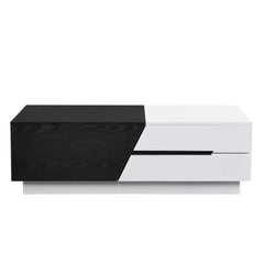 Bellemave® 47.24" Modern Extendable Sliding Top Coffee Table with Storage - Bellemave