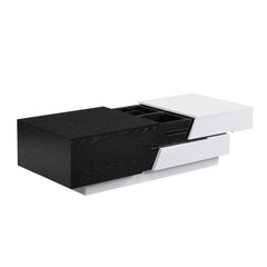 Bellemave® 47.24" Modern Extendable Sliding Top Coffee Table with Storage - Bellemave
