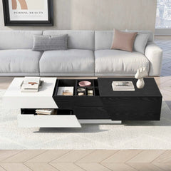 Bellemave® 47.24" Modern Extendable Sliding Top Coffee Table with Storage - Bellemave