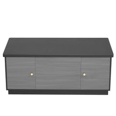 Bellemave® 47.24" Modern Gray Multi - functional Rectangle Lift - top Coffee Table Extendable with Storage - Bellemave