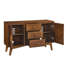 Bellemave® 47.3" Mid Century Modern Sideboard Buffet Cabinet with 2 Doors and 3 Drawers - Bellemave