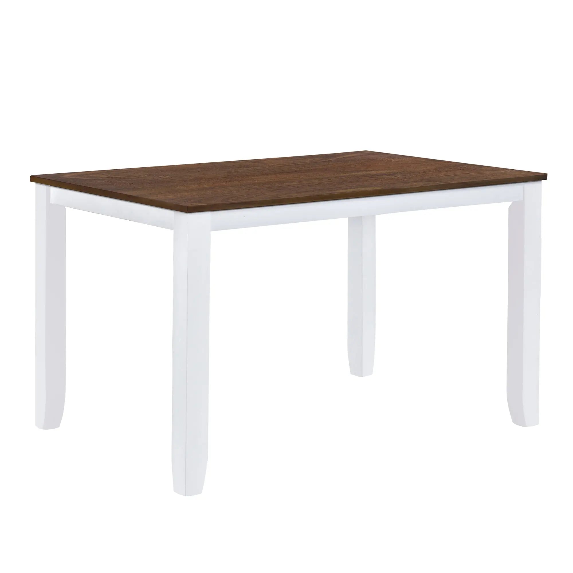 Bellemave® 5 - Piece Minimalist Wood Dining Table Set with 4 X - Back Chairs - Bellemave