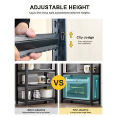 Bellemave® 5 - Tier Adjustable Heavy Duty Metal Shelving - Bellemave