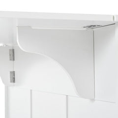 Bellemave® 53.2" Rolling Kitchen Island on Wheels with Adjustable Shelves, Drop Leaf and Spice Rack, Towel Rack and 2 Drawers - Bellemave