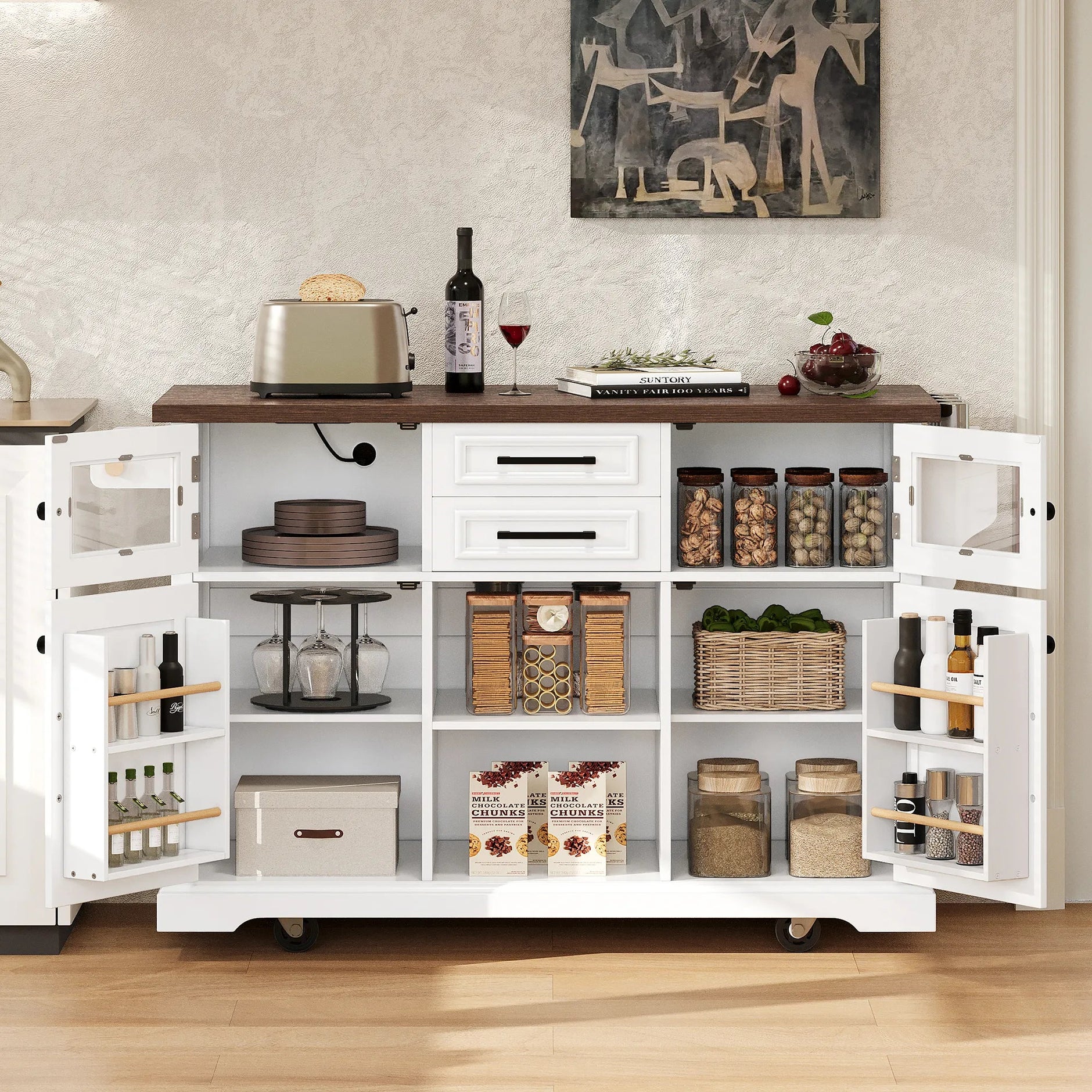 Kitchen Island Cart - Bellemave
