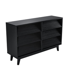 Bellemave® 6 Drawer Double Dresser Features Vintage - style and Bevel Design - Bellemave