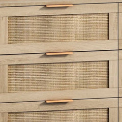 Bellemave® 6 Drawers Rattan Storage Cabinet Rattan Drawer - Bellemave