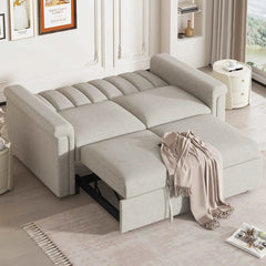 Bellemave® 61" Convertible Soft Cushion Sofa Pull Bed ,for Two People to Sit On - Bellemave