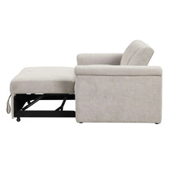 Bellemave® 61" Convertible Soft Cushion Sofa Pull Bed ,for Two People to Sit On - Bellemave