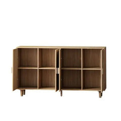 Bellemave® 62.20" Elegant and Functional 4 - Door Rattan Decorative Storage Cabinet - Bellemave