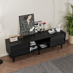 Bellemave® 63" TV Stand Features Vintage - style and Bevel Design with 4 Drawers - Bellemave