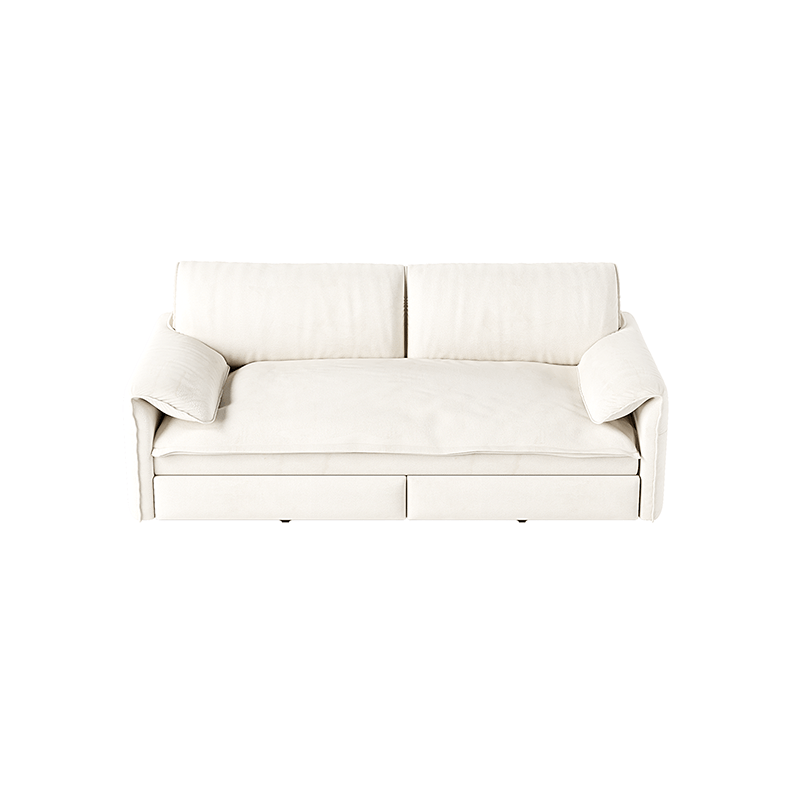 Bellemave® 66" 3 - in - 1 Queen Pull Out Sofa Bed with Side Storage - Bellemave