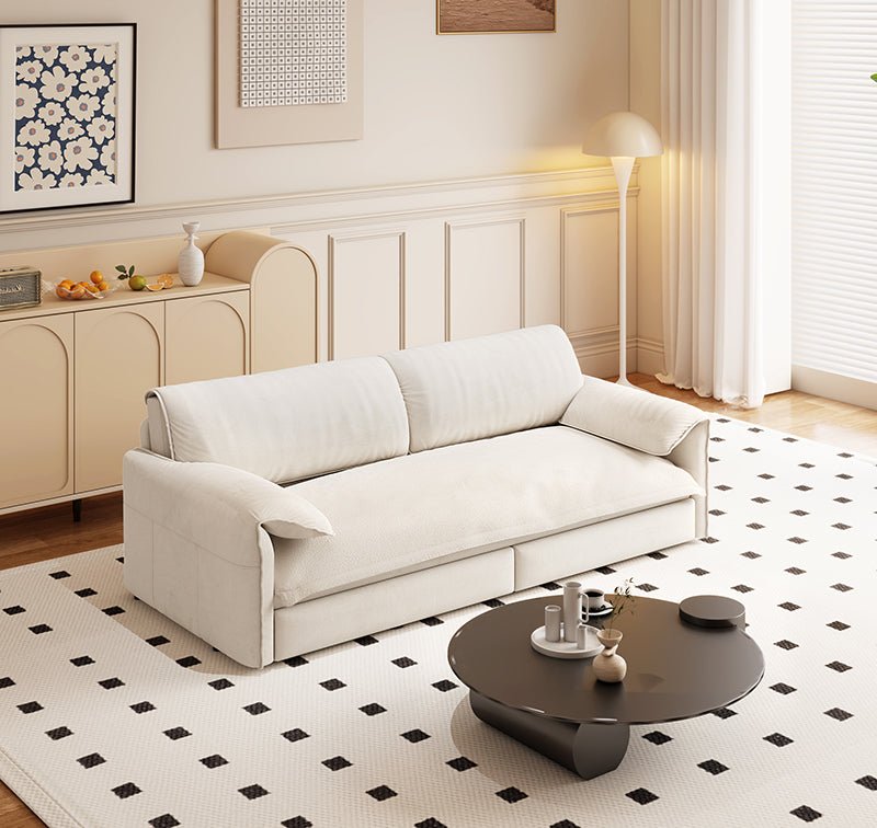 Bellemave® 66" 3 - in - 1 Queen Pull Out Sofa Bed with Side Storage - Bellemave