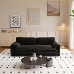 Bellemave® 66" 3 - in - 1 Queen Pull Out Sofa Bed with Side Storage - Bellemave