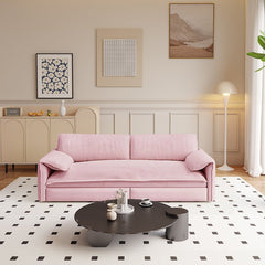 Bellemave® 66" 3 - in - 1 Queen Pull Out Sofa Bed with Side Storage - Bellemave