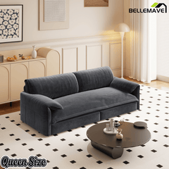 Bellemave® 66'' Velvet Queen Sleeper Sofa Bed, 3 - in - 1 Convertible Couch with Armrest for Living Room & Apartment - Bellemave