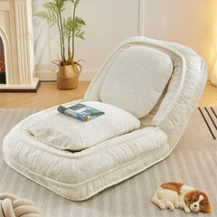 Bellemave® 69.3" Lazy Sofa Couch,5 Adjustable Position,Sit,Sleep,Fold - Bellemave