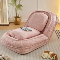 Bellemave® 69.3" Lazy Sofa Couch,5 Adjustable Position,Sit,Sleep,Fold - Bellemave