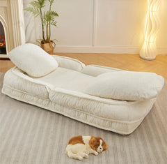 Bellemave® 69.3" Lazy Sofa Couch,5 Adjustable Position,Sit,Sleep,Fold - Bellemave