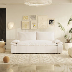 Bellemave® 70.1" 3 - in - 1 Convertible Sleeper Sofa with 2 Soft Pillows - Bellemave