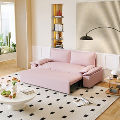 Bellemave® 70.1" 3 - in - 1 Convertible Sleeper Sofa with 2 Soft Pillows - Bellemave