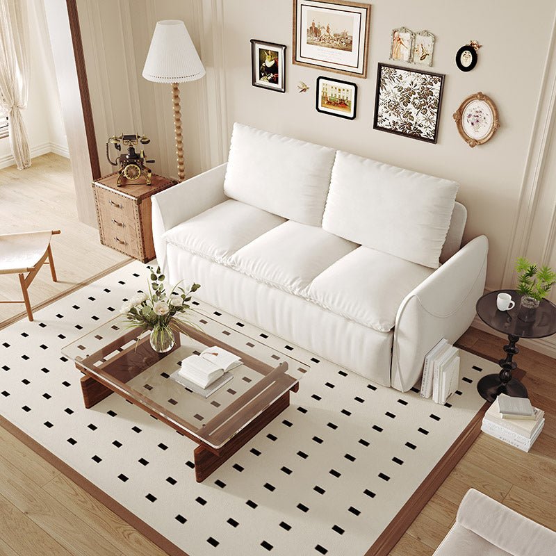 Bellemave® 70.9" Multi - Functional Velvet Loveseat Bed with 2 - in - 1 Pillow and Blanket Set - Bellemave