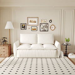 Bellemave® 70.9" Multi - Functional Velvet Loveseat Bed with 2 - in - 1 Pillow and Blanket Set - Bellemave