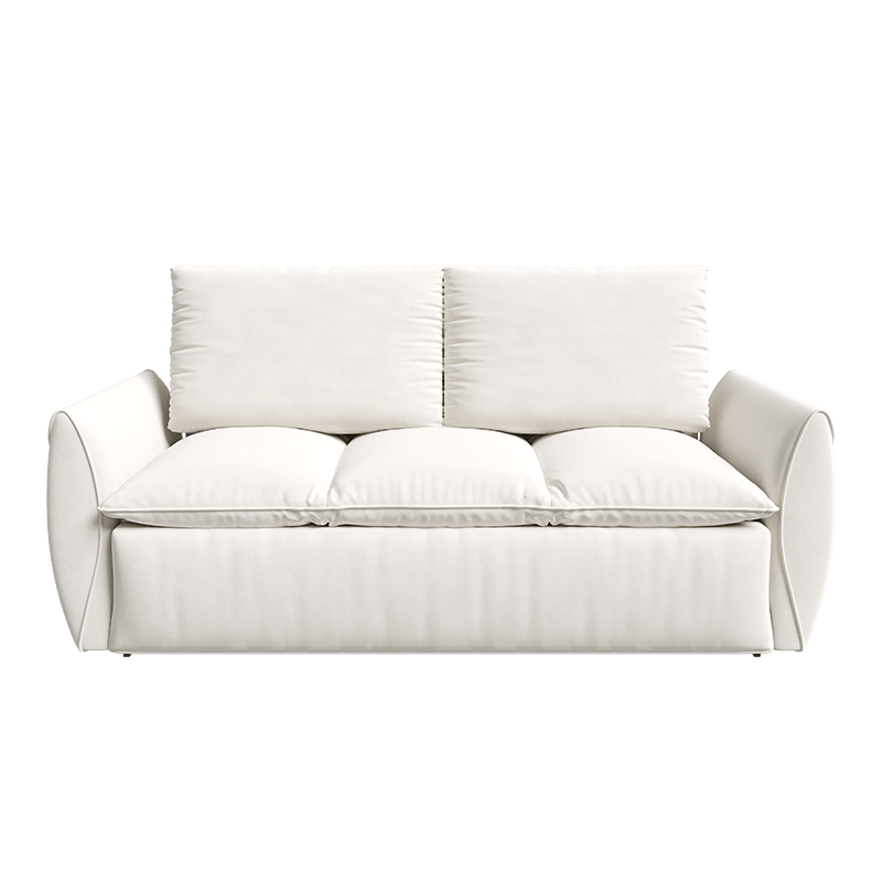 Bellemave® 70.9" Multi - Functional Velvet Loveseat Bed with 2 - in - 1 Pillow and Blanket Set - Bellemave