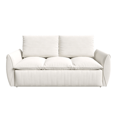 Bellemave® 70.9" Multi - Functional Velvet Loveseat Bed with 2 - in - 1 Pillow and Blanket Set - Bellemave