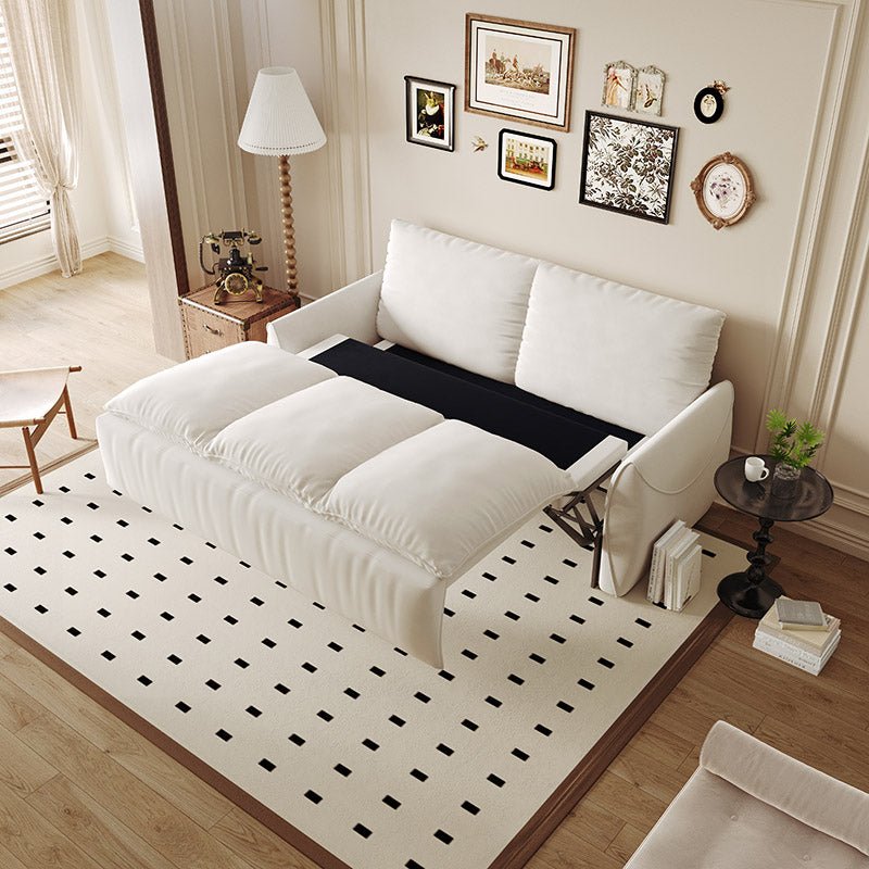 Bellemave® 70.9" Multi - Functional Velvet Loveseat Bed with 2 - in - 1 Pillow and Blanket Set - Bellemave
