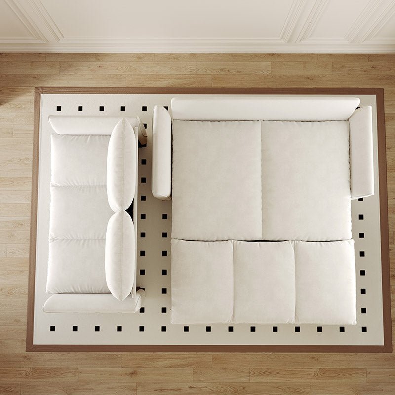Bellemave® 70.9" Multi - Functional Velvet Loveseat Bed with 2 - in - 1 Pillow and Blanket Set - Bellemave