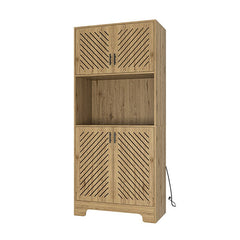 Bellemave® 71" Tall Farmhouse Kitchen Pantry Cabinet with Drawers & Shelves - Bellemave