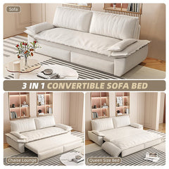 Bellemave® 73.2" 3 - in - 1 Queen Pull Out Sofa Bed,Convertible Sleeper Sofa - Bellemave