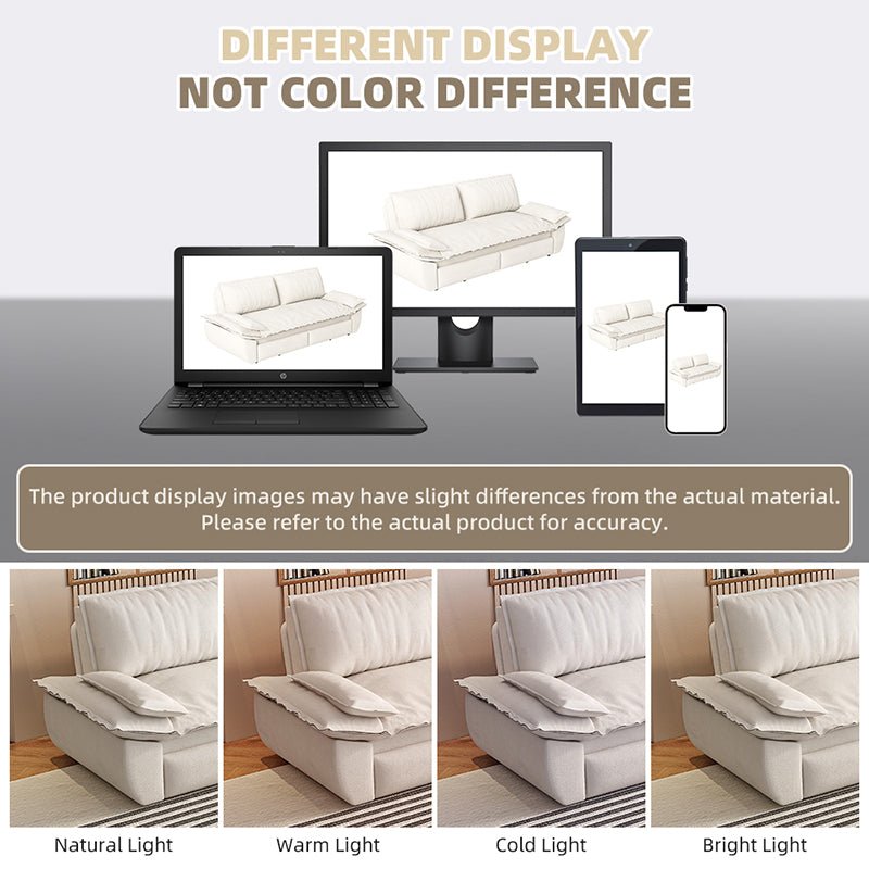 Bellemave® 73.2" 3 - in - 1 Queen Pull Out Sofa Bed,Convertible Sleeper Sofa - Bellemave