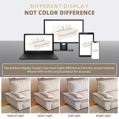 Bellemave® 73.2" 3 - in - 1 Queen Pull Out Sofa Bed,Convertible Sleeper Sofa - Bellemave