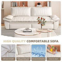 Bellemave® 73.2" 3 - in - 1 Queen Pull Out Sofa Bed,Convertible Sleeper Sofa - Bellemave