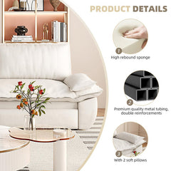 Bellemave® 73.2" 3 - in - 1 Queen Pull Out Sofa Bed,Convertible Sleeper Sofa - Bellemave
