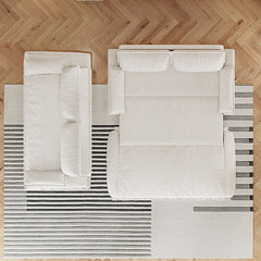 Bellemave® 73.2" 3 - in - 1 Queen Pull Out Sofa Bed,Convertible Sleeper Sofa - Bellemave