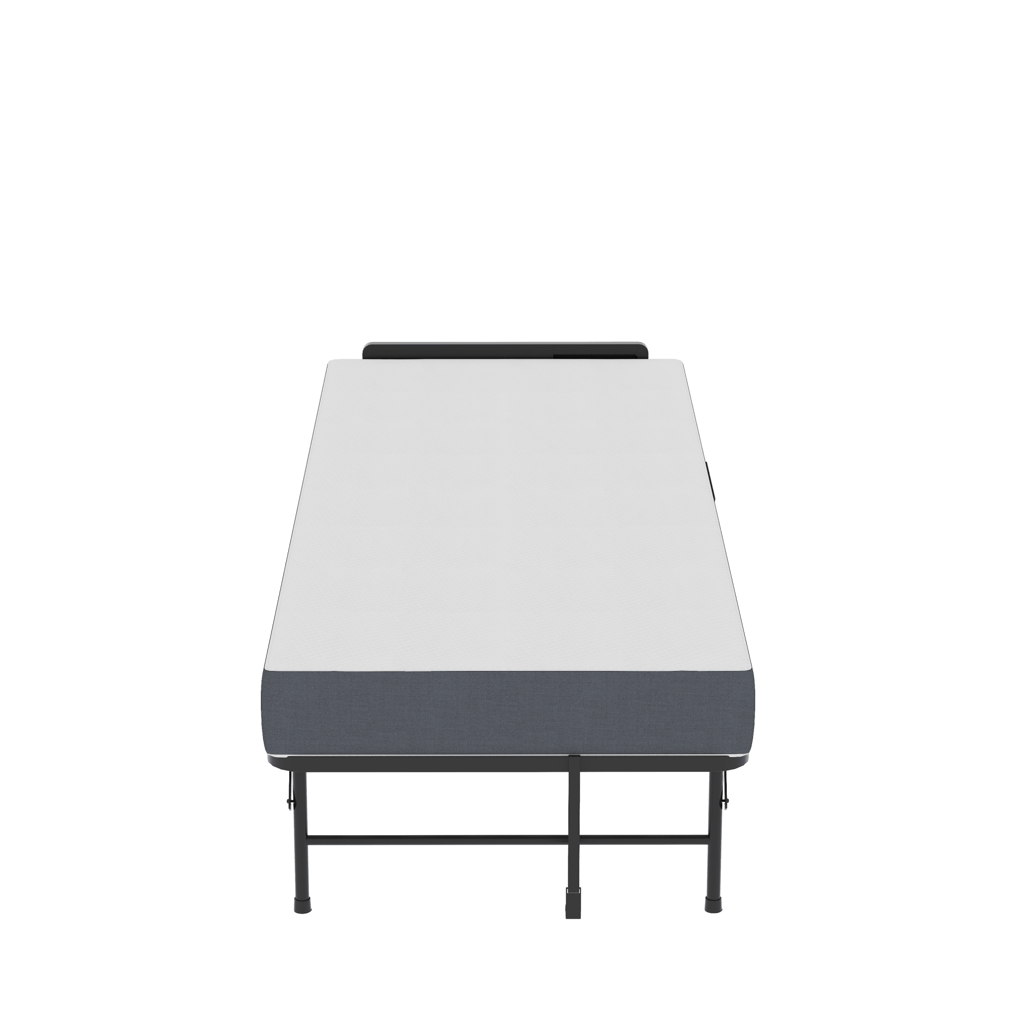 Bellemave® 75" x 31" Folding Bed with 5" Memory Foam Mattress, Storage Cover, Heavy - Duty Metal Foldable Bed Frame Supports 450lbs, Portable Rollaway Bed on Wheels, Ideal for Bedroom, Guest Room, Office - Bellemave