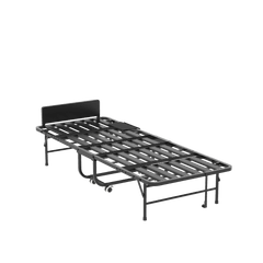 Bellemave® 75" x 31" Folding Bed with 5" Memory Foam Mattress, Storage Cover, Heavy - Duty Metal Foldable Bed Frame Supports 450lbs, Portable Rollaway Bed on Wheels, Ideal for Bedroom, Guest Room, Office - Bellemave
